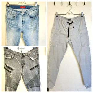 Bundle of 3 pants for teenage boys 13-14
